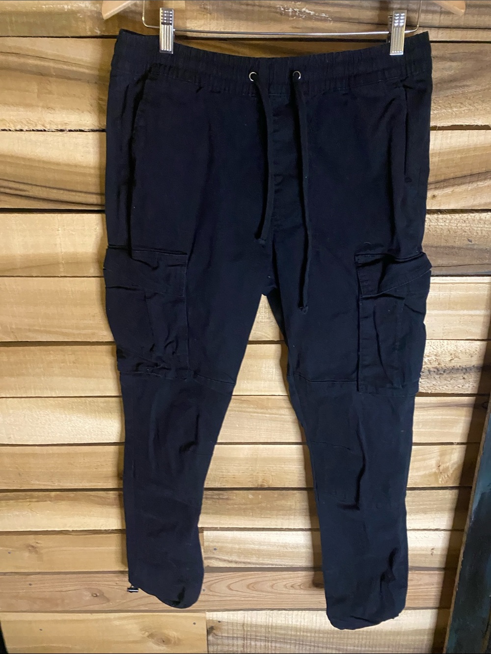 PacSun Black Cargo Joggers with Multiple Pockets